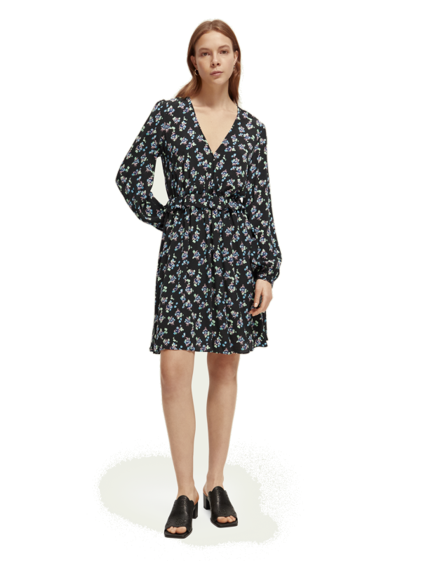 A/Robe col V manches longues Scotch and soda - SCOTCH-AND-SODA-1 – Image 2