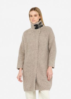 Manteau en maille bouclette LIU.JO
